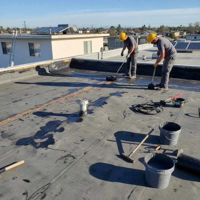 Rubber Roof Leak Repair